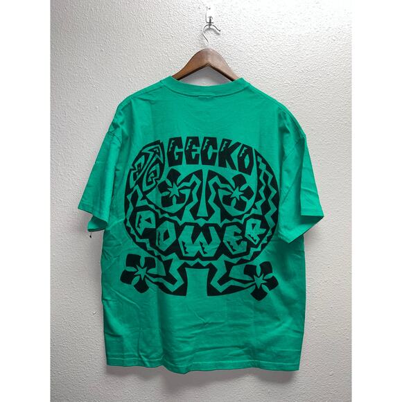 Vintage Gecko Shirt Rally Gecko Hawaii Car Promotional Green Graphic Tee XL - Picture 1 of 9